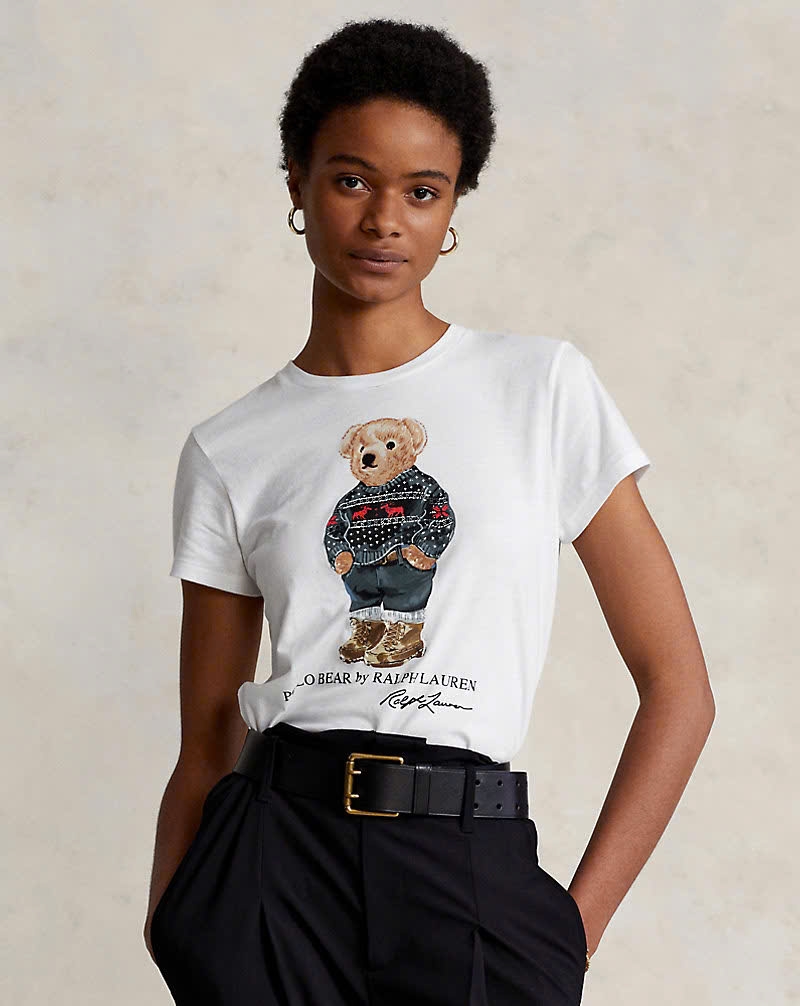 Áo thun Polo Bear trượt tuyết
