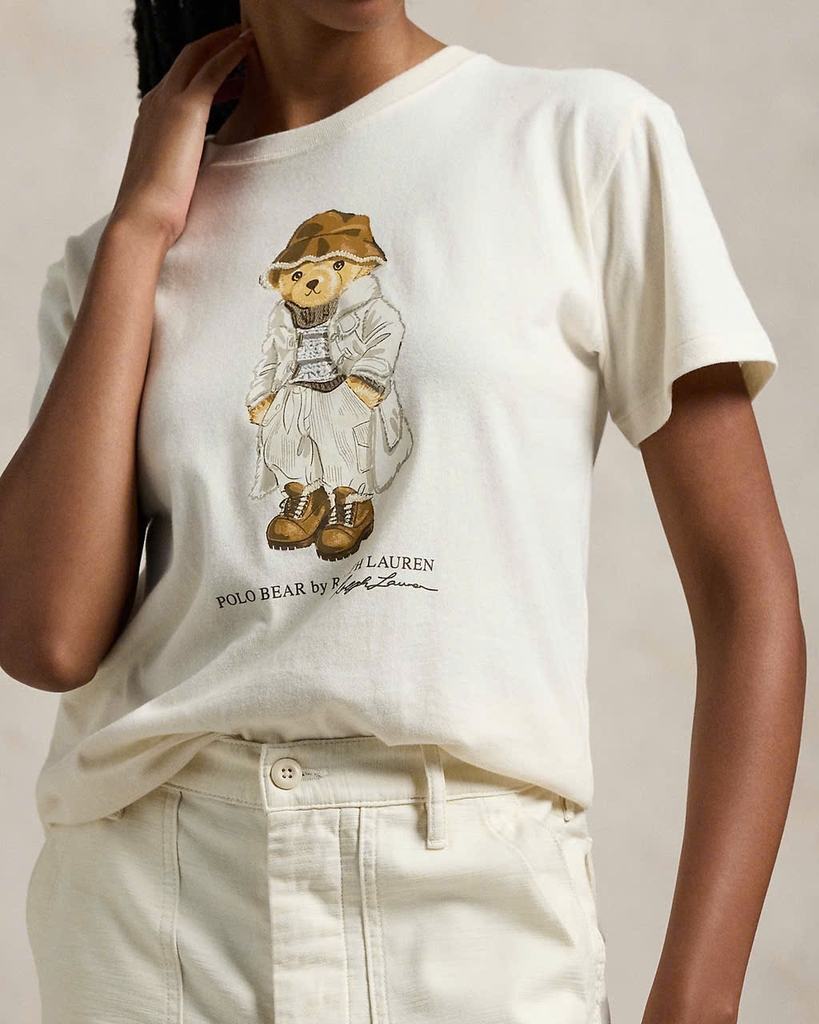 Áo thun cotton jersey hiệu Polo Bear