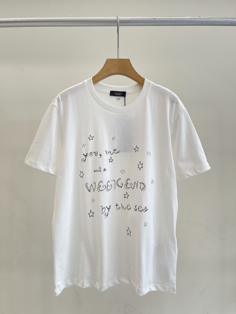 Tshirt MAXMARA họa tiết ngôi sao trắng