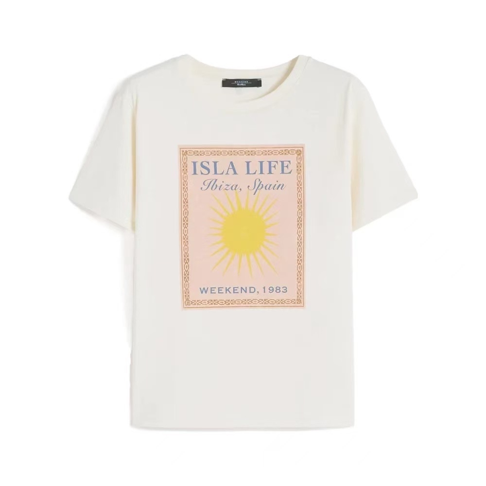 TSHIRT MAX MARA HOA MẶT TRỜI