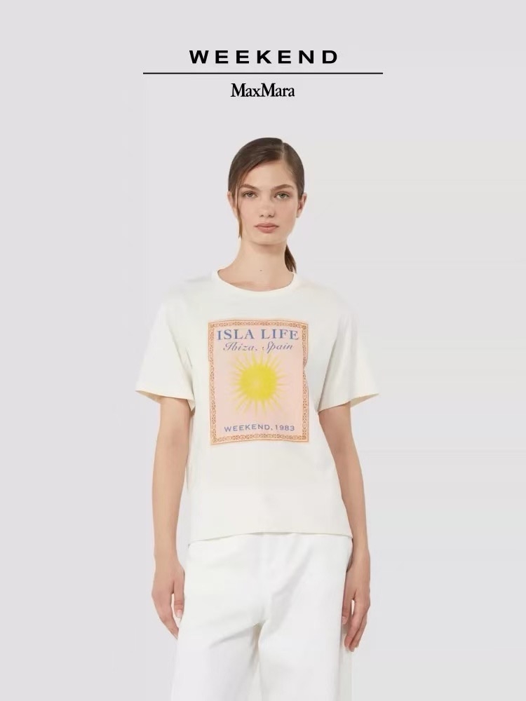 TSHIRT MAX MARA HOA MẶT TRỜI