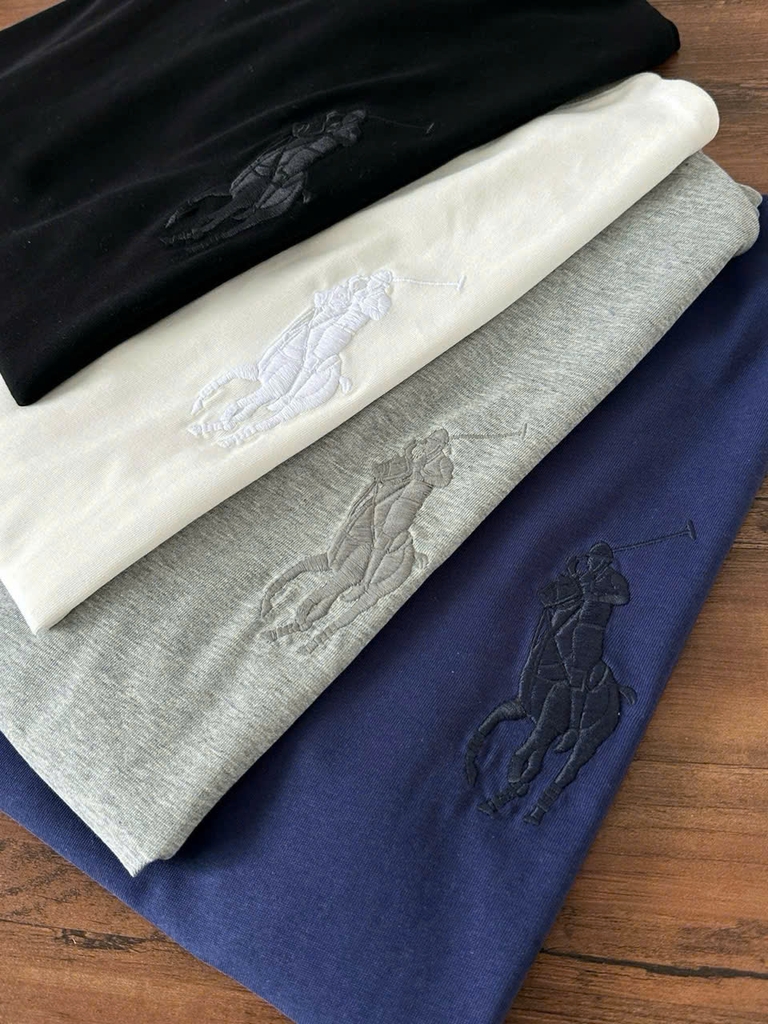 Áo thun Polo Ralph Lauren Big Pony Logo chất liệu cotton jersey