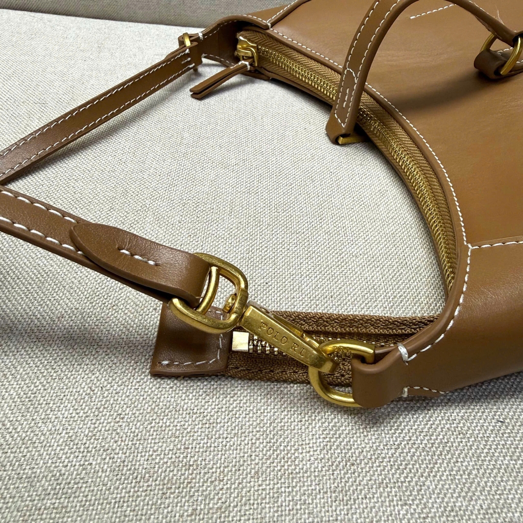 Túi Polo ID calfskin mini shoulder bag