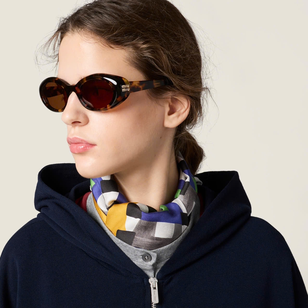 Kính Miumiu Square - Frame acetate Sungass (Sz52)