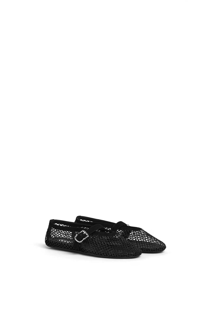 Giày ALAIA Beaded mesh Ballerinas Flats - Bản bling