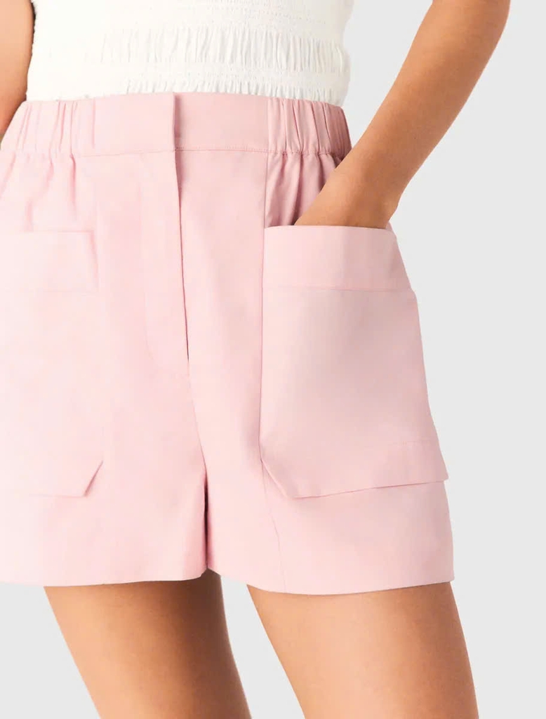 Set Áo sơ mi kèm khăn có thể tháo rời + Quần short cotton