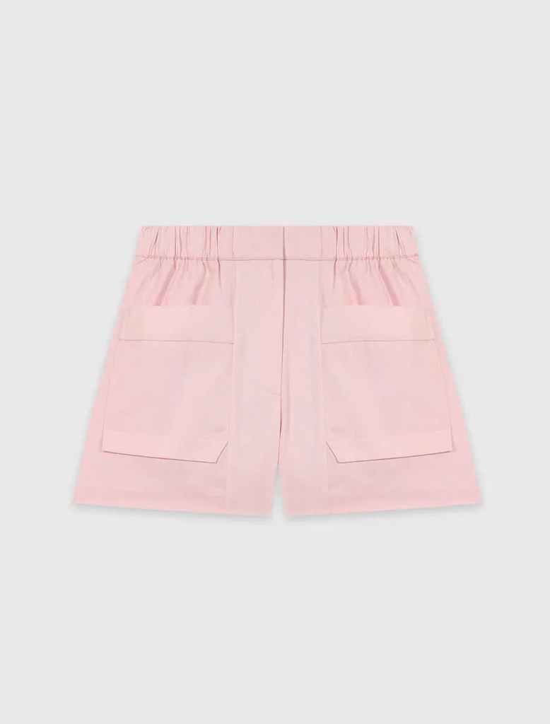 Set Áo sơ mi kèm khăn có thể tháo rời + Quần short cotton