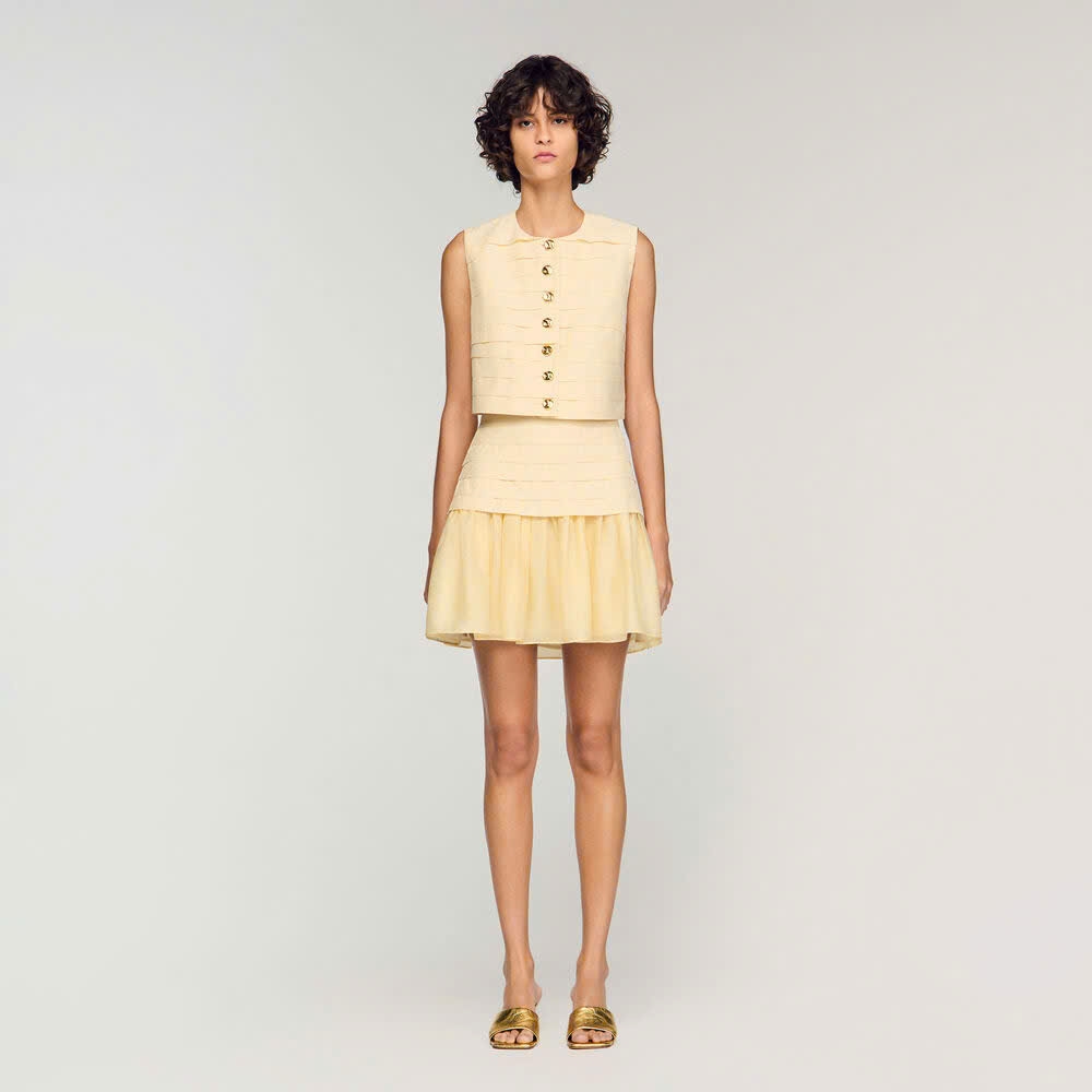 ÁO CROPTOP XẾP LY