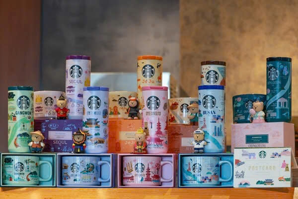 Bình giữ nhiệt 550ml Starbucks bản KOREAN 4 màu