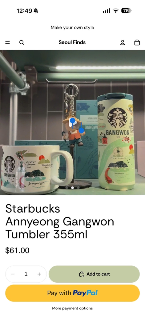 Bình giữ nhiệt 550ml Starbucks bản KOREAN 4 màu