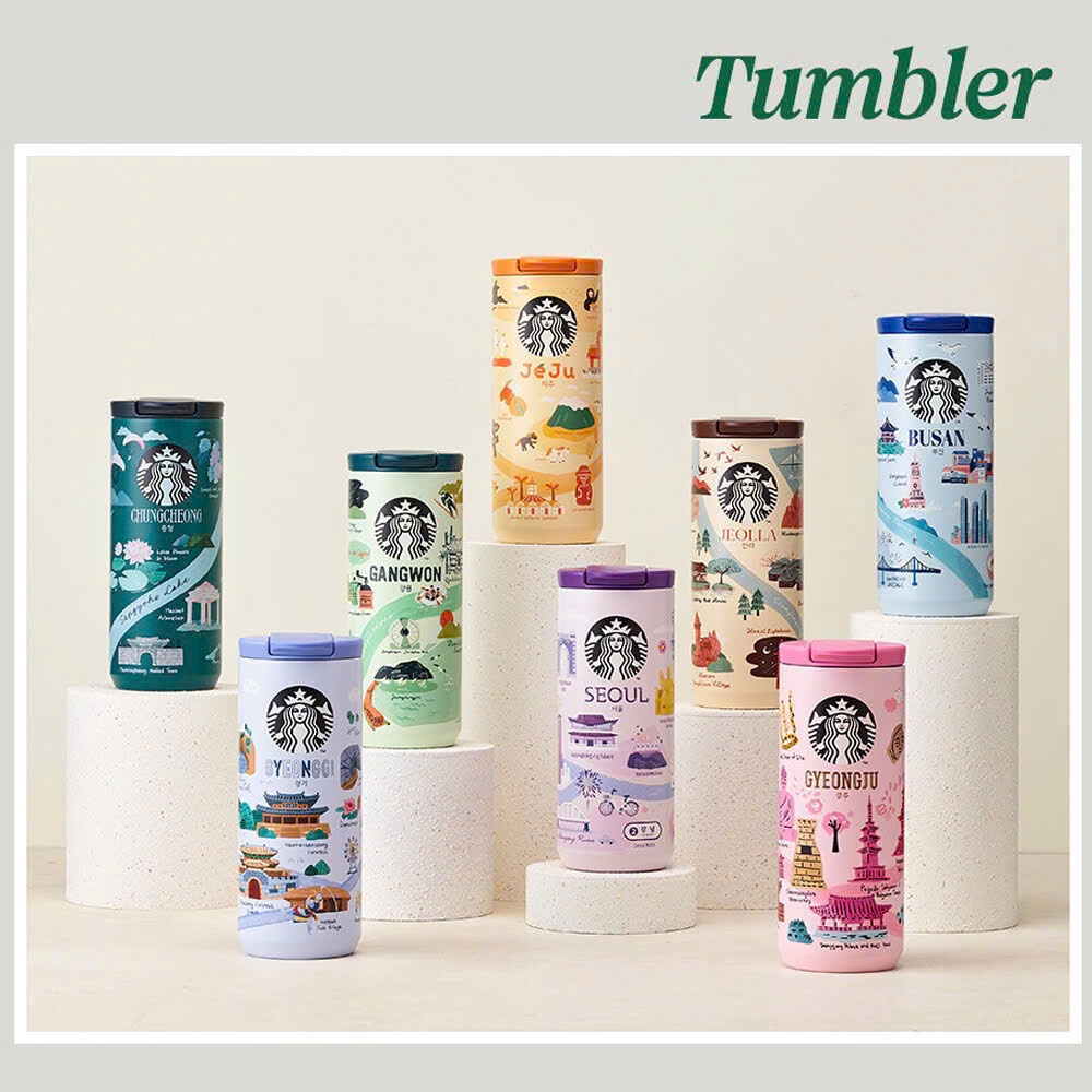 Bình giữ nhiệt 550ml Starbucks bản KOREAN 4 màu