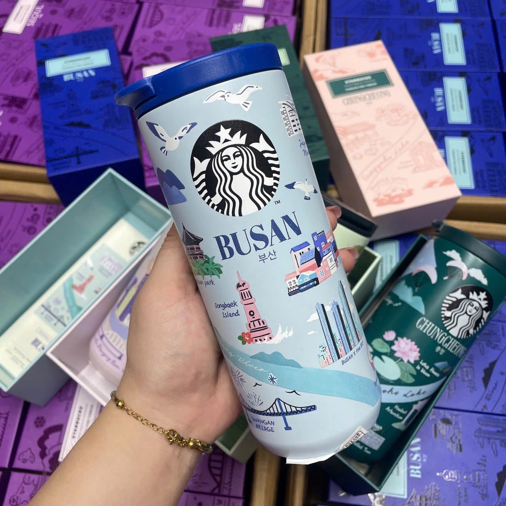Bình giữ nhiệt 550ml Starbucks bản KOREAN 4 màu