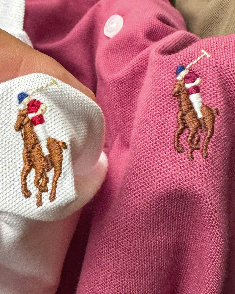 Áo nam Polo RL cổ bẻ logo thêu màu