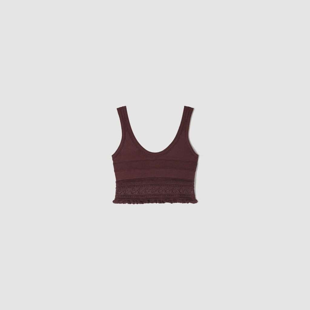 ÁO CROPTOP DỆT KIM POINTELLE/CHÂN VÁY MAXI DỆT KIM POINTELLE