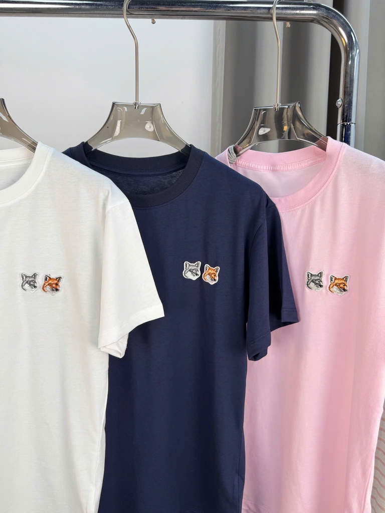 Tshirt Maison Kitsune logo 2 cáo