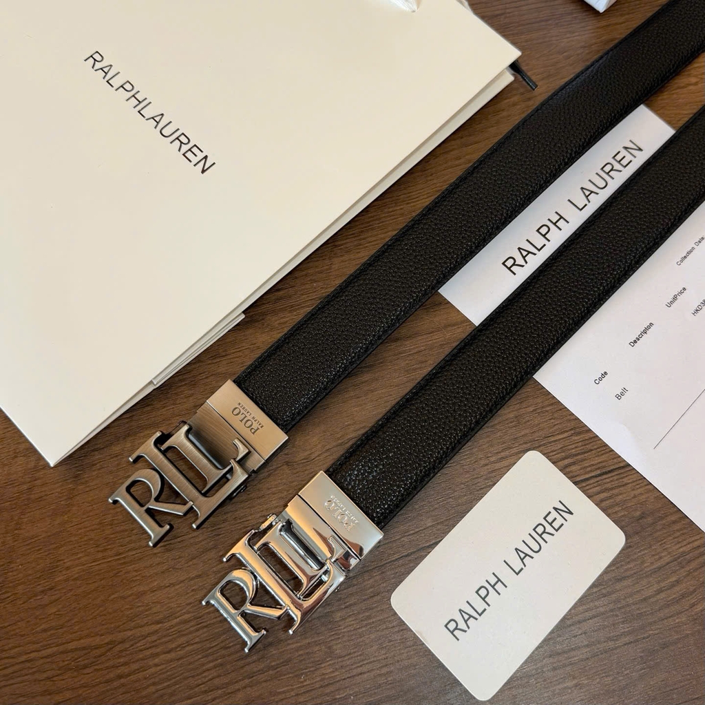 Belt POLO dây da sần 2 màu