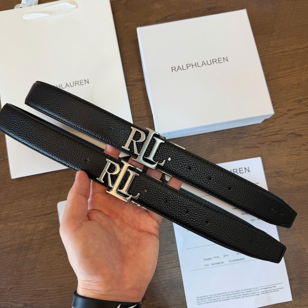 Belt POLO dây da sần 2 màu