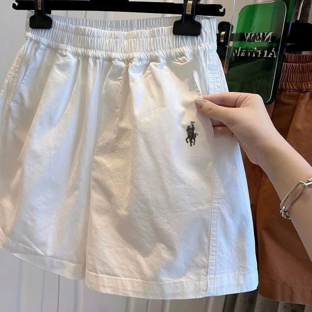 Quần short Polo RL linen cạp chun 4 màu