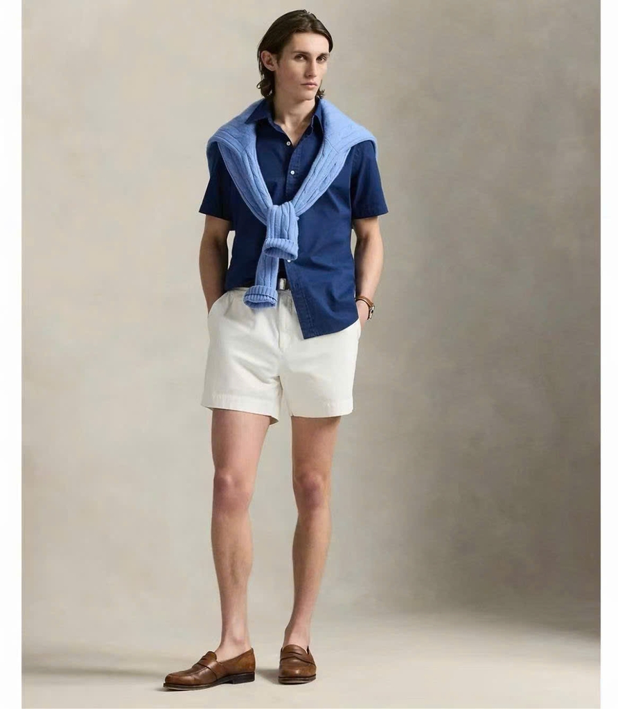 Sơ mi nam Polo RL ngắn tay 100% COTTON 5 màu