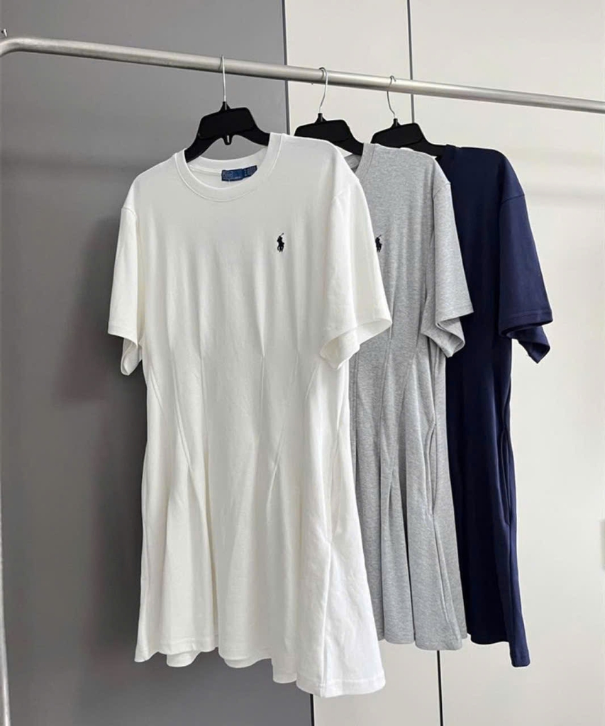 Đầm thun cotton jersey dáng ôm