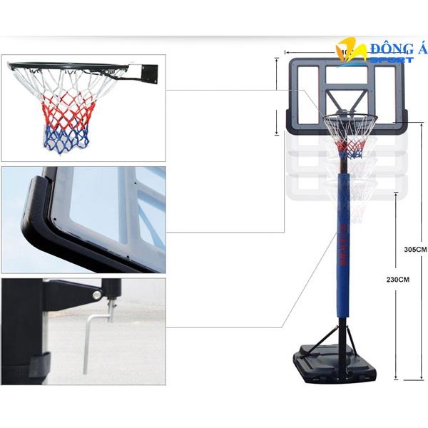 Trụ bóng rổ S021A nhập khẩu giá rẻ