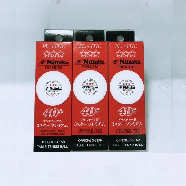 Quả bóng bàn Nittaku Premium 40+ chính hãng chuẩn bóng Nhật Bản