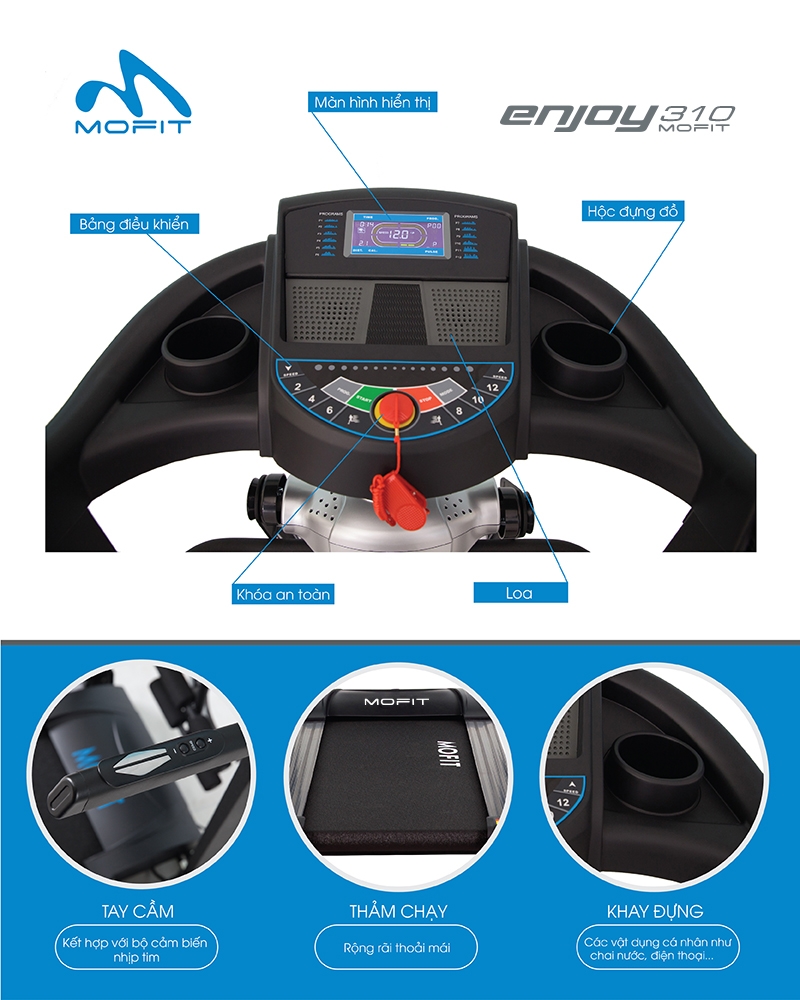 Máy Chạy Bộ Đa Năng MOFIT ENJOY 310