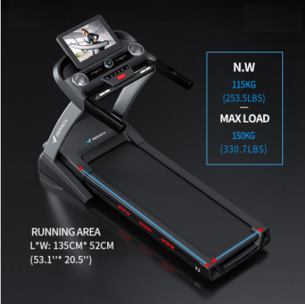 Máy chạy bộ điện đa năng Merach X3 Treadmill Wifi