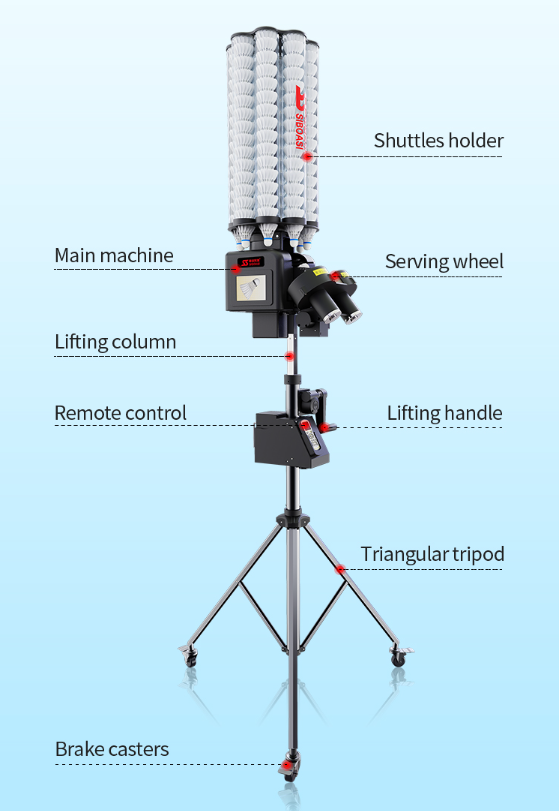 Máy Bắn Cầu Lông SIBOASI B7