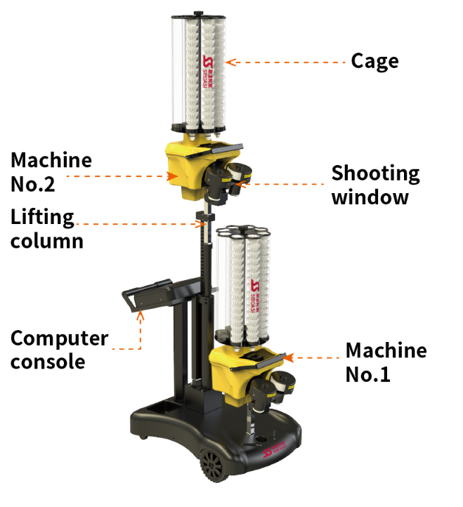 Máy Bắn Cầu Lông SIBOASI S8025A