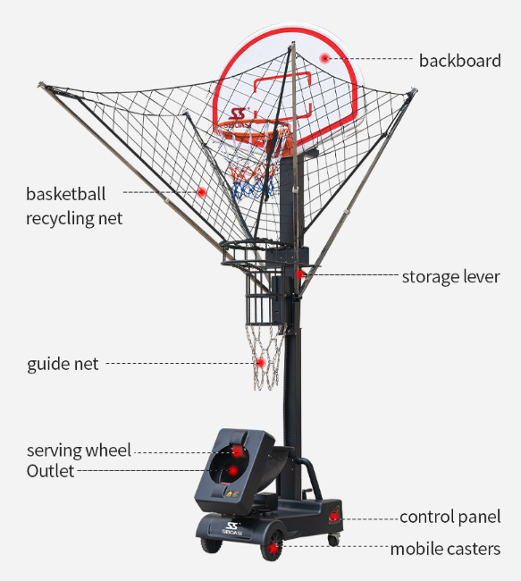 Máy Bắn Bóng Rổ SIBOASI K6809P2