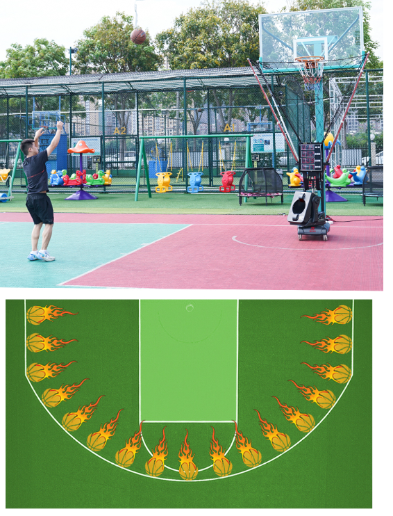 Máy Bắn Bóng Rổ SIBOASI K2100A