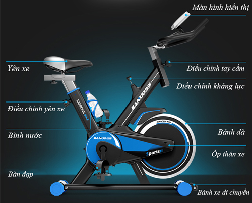 Xe đạp tập thể dục Spin Bike JN55