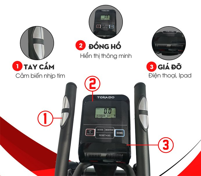 Xe đạp tập thể dục Tokado TK-1900