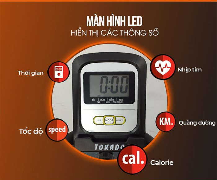 Xe đạp thể dục Tokado TK 360R