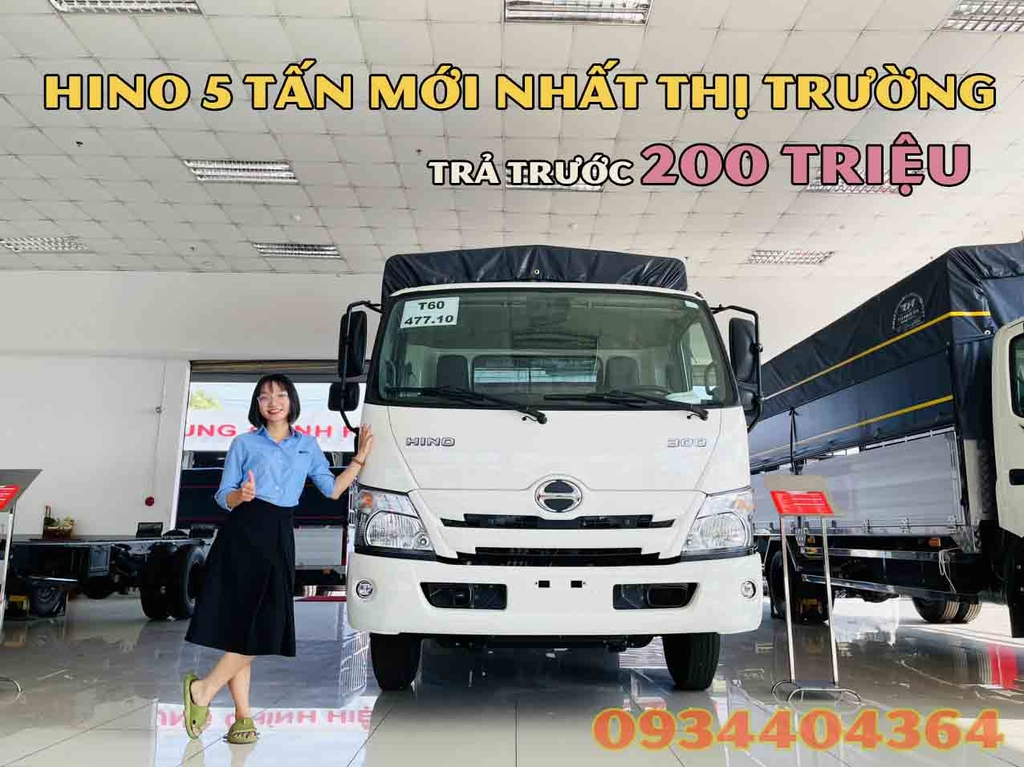 Cập nhật giá xe tải Hino 5 tấn mới nhất 2023