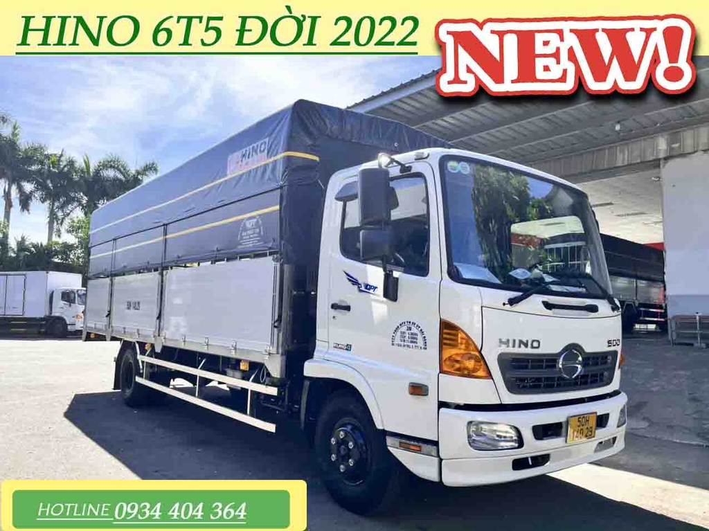 Hino 6t5| Xe Hino 6t5 đời 2022 giá bao nhiêu?