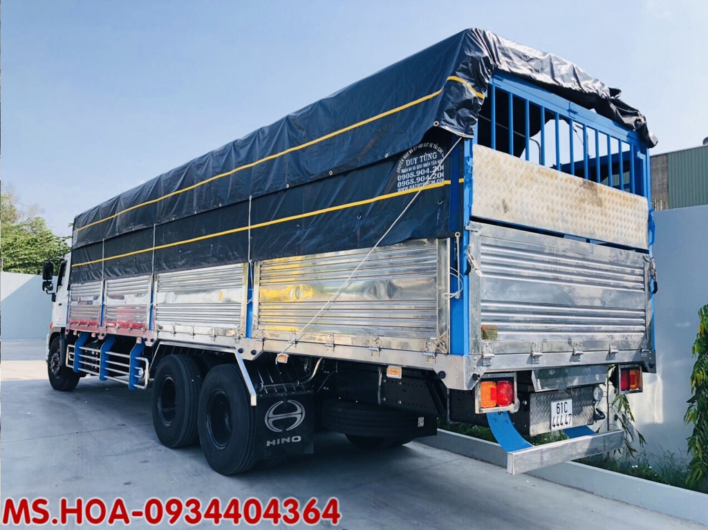 Xe tải Hino 15 tấn thùng chở rau củ full inox 304