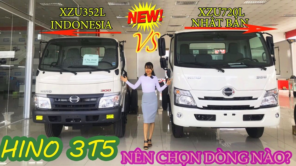 Xe tải Hino 3t5 đời 2021 giá bao nhiêu?