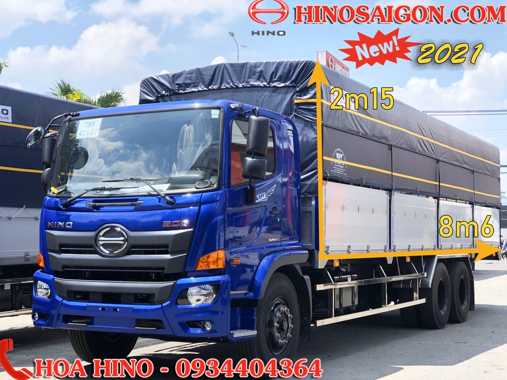 Hino 15 tấn - Xe tải Hino 3 chân 15 tấn giá bao nhiêu? Mua xe Hino 15T ...