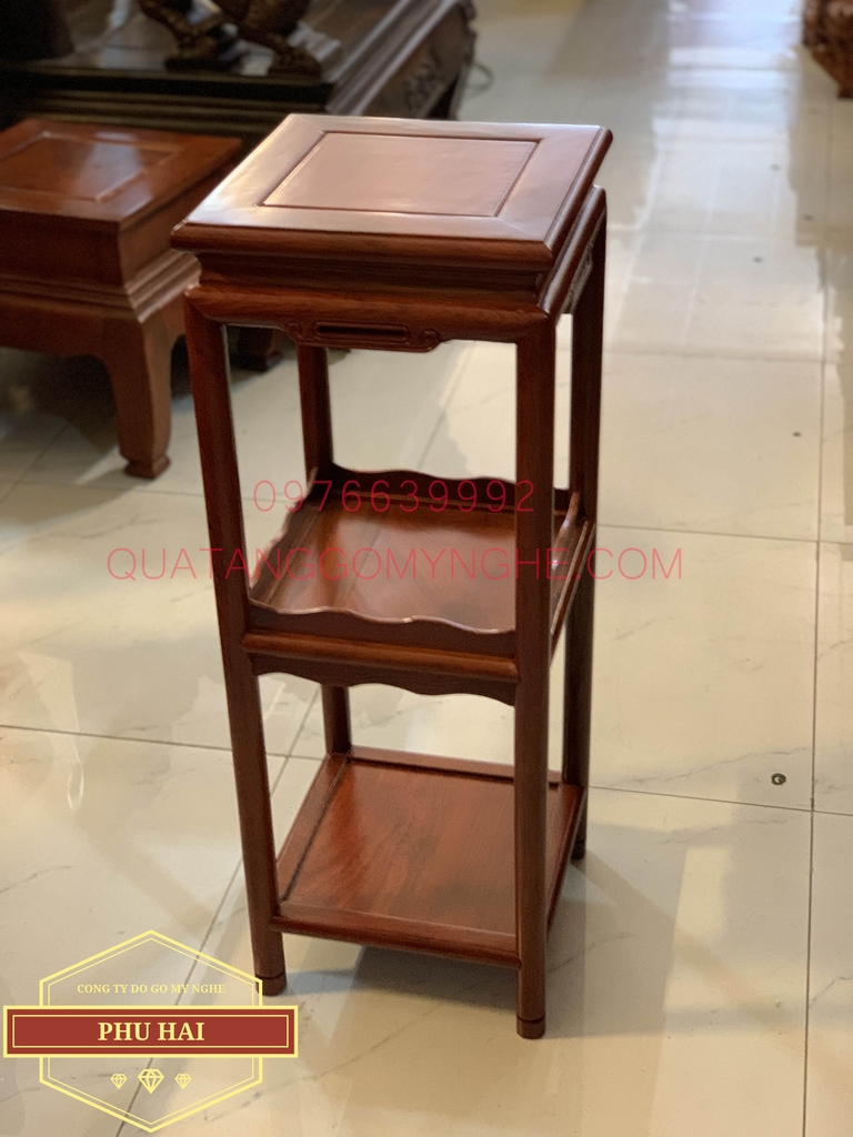 Đôn gỗ mặt vuông cao 80 x 30