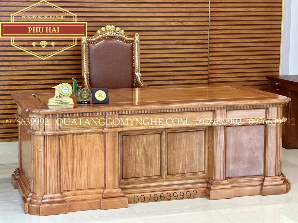 Bàn Ghế Làm Việc Gỗ Tự Nhiên
