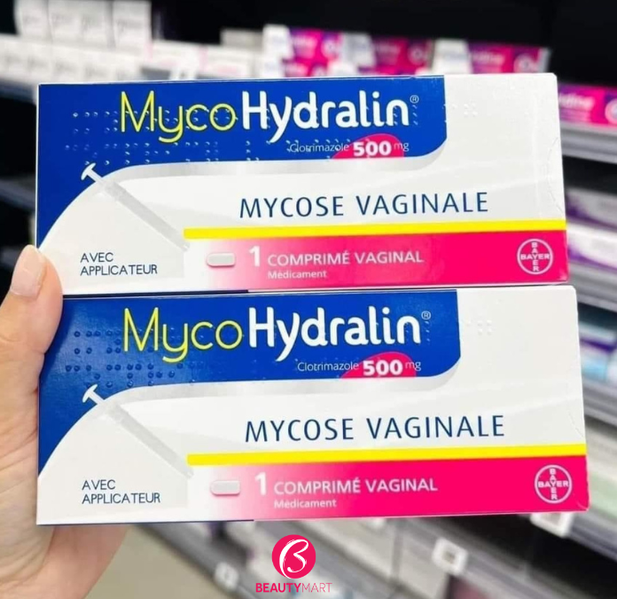 Viên đặt phụ khoa Mycohydralin 500mg của Pháp, giá tốt