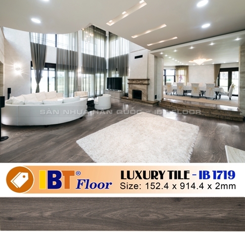 Sàn Nhựa Dán Keo Vân Gỗ IB1719