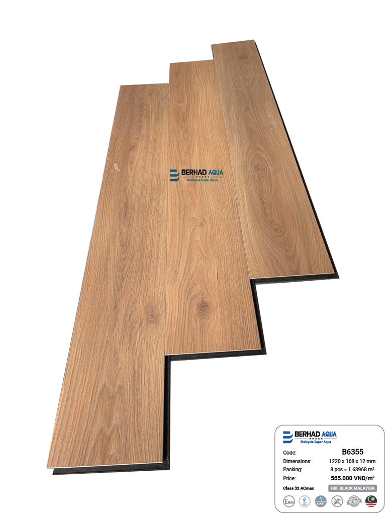 Sàn Gỗ Berhad Aqua B6355