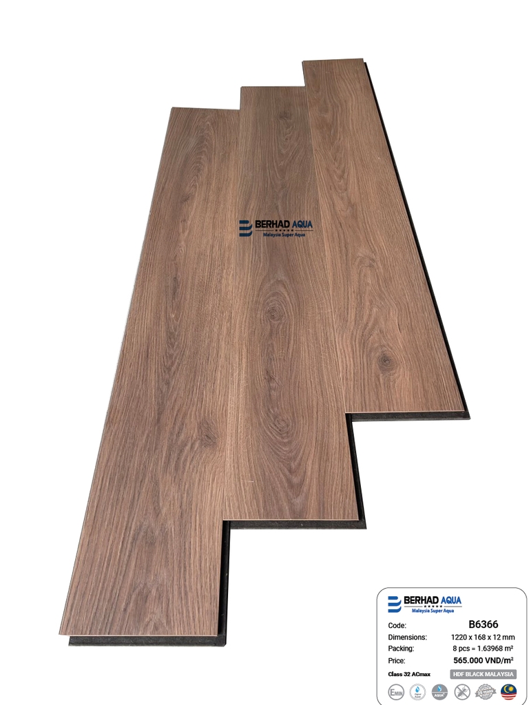 Sàn Gỗ Berhad Aqua B6366