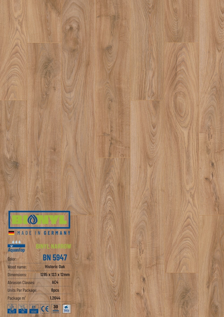 Sàn gỗ Binyl Narrow – 12mm BN5947