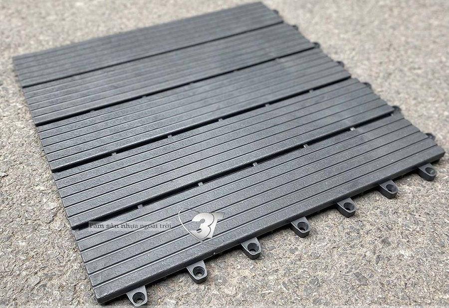 Sàn Nhựa Nguyên Khối Ngoài Trời 3T