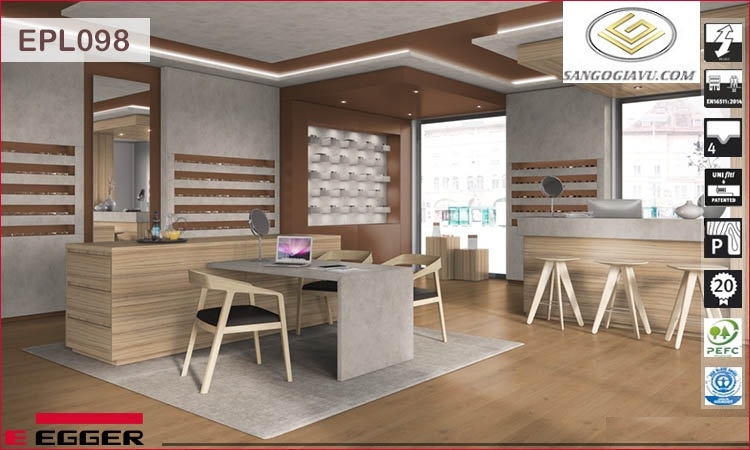 Sàn Gỗ Egger 8mm Pro Aqua EPL098
