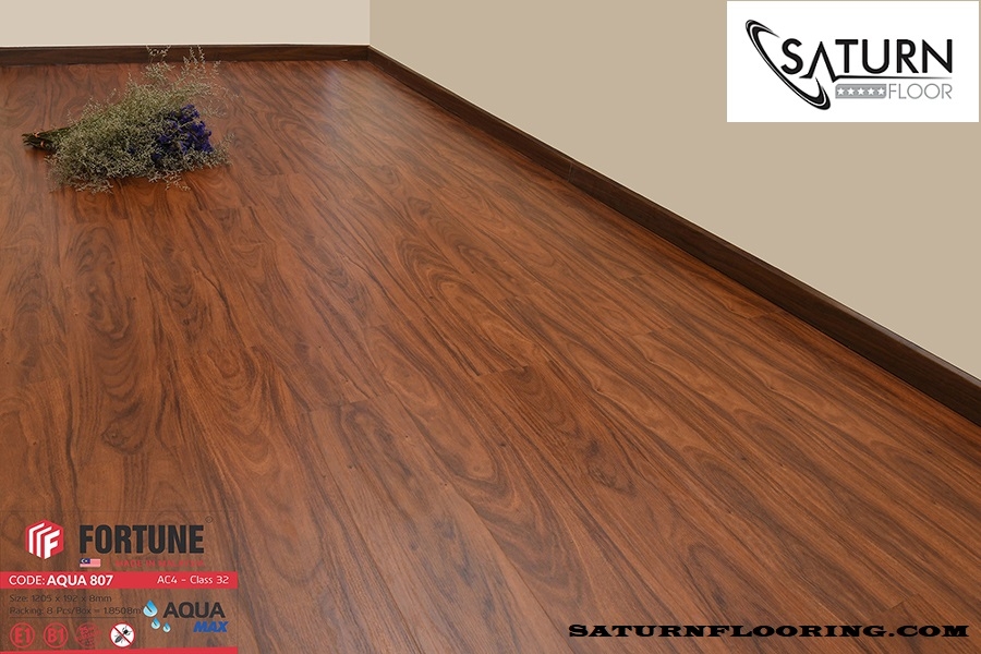 Sàn Gỗ Fortune 8mm Aqua 807
